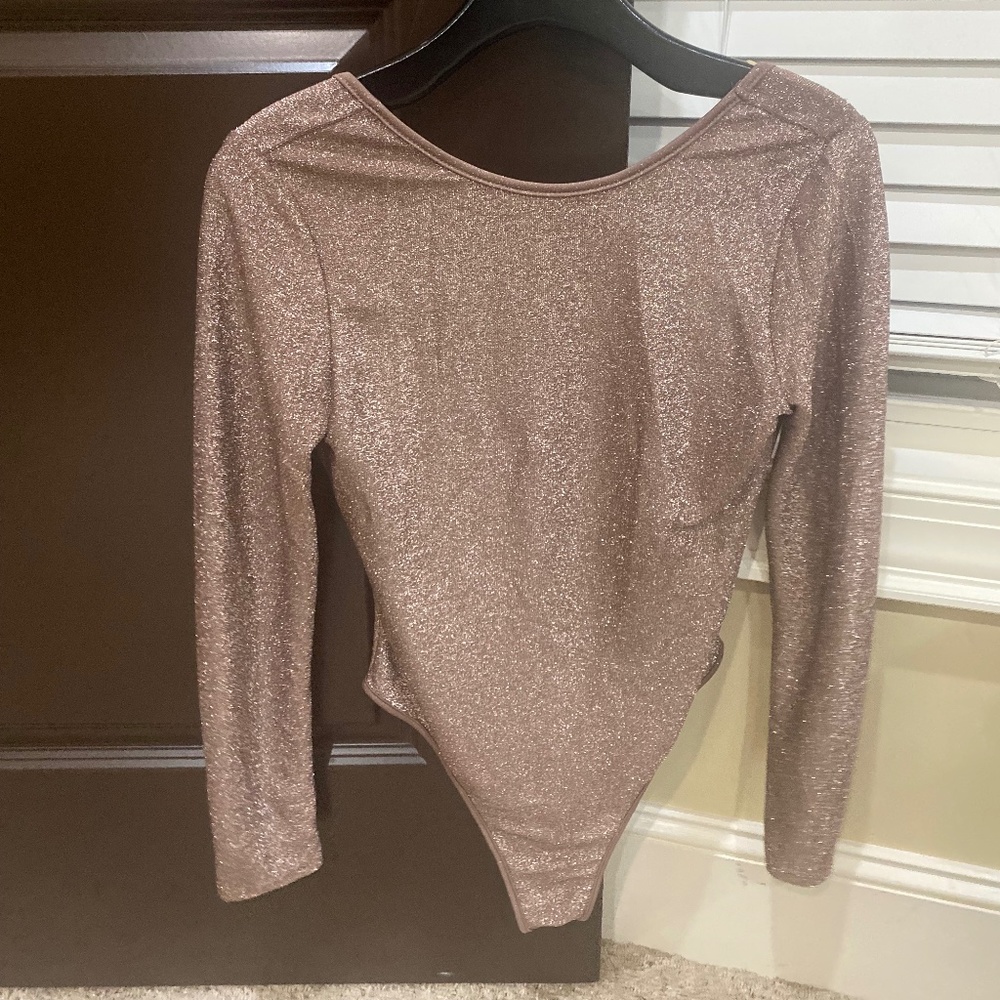Shein unitard bodysuit with an open back